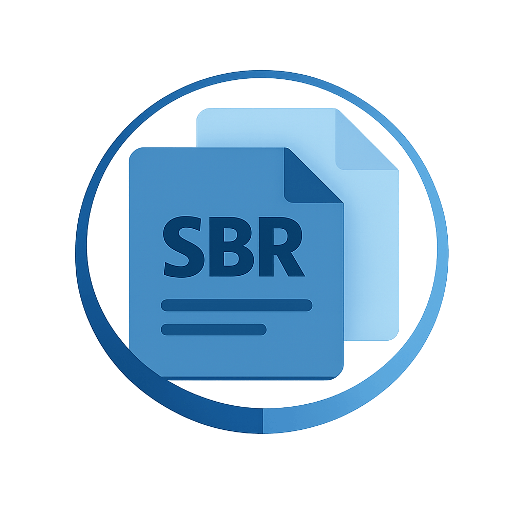 SBR aanleveren icoon