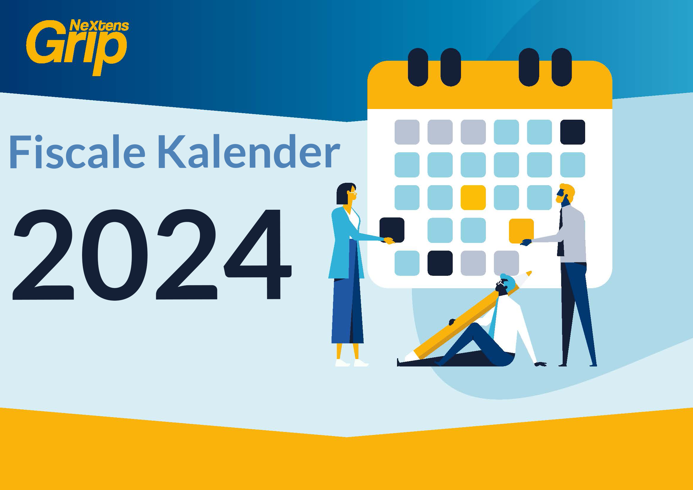 De Nextens Fiscale Kalender 2024 - illustratie