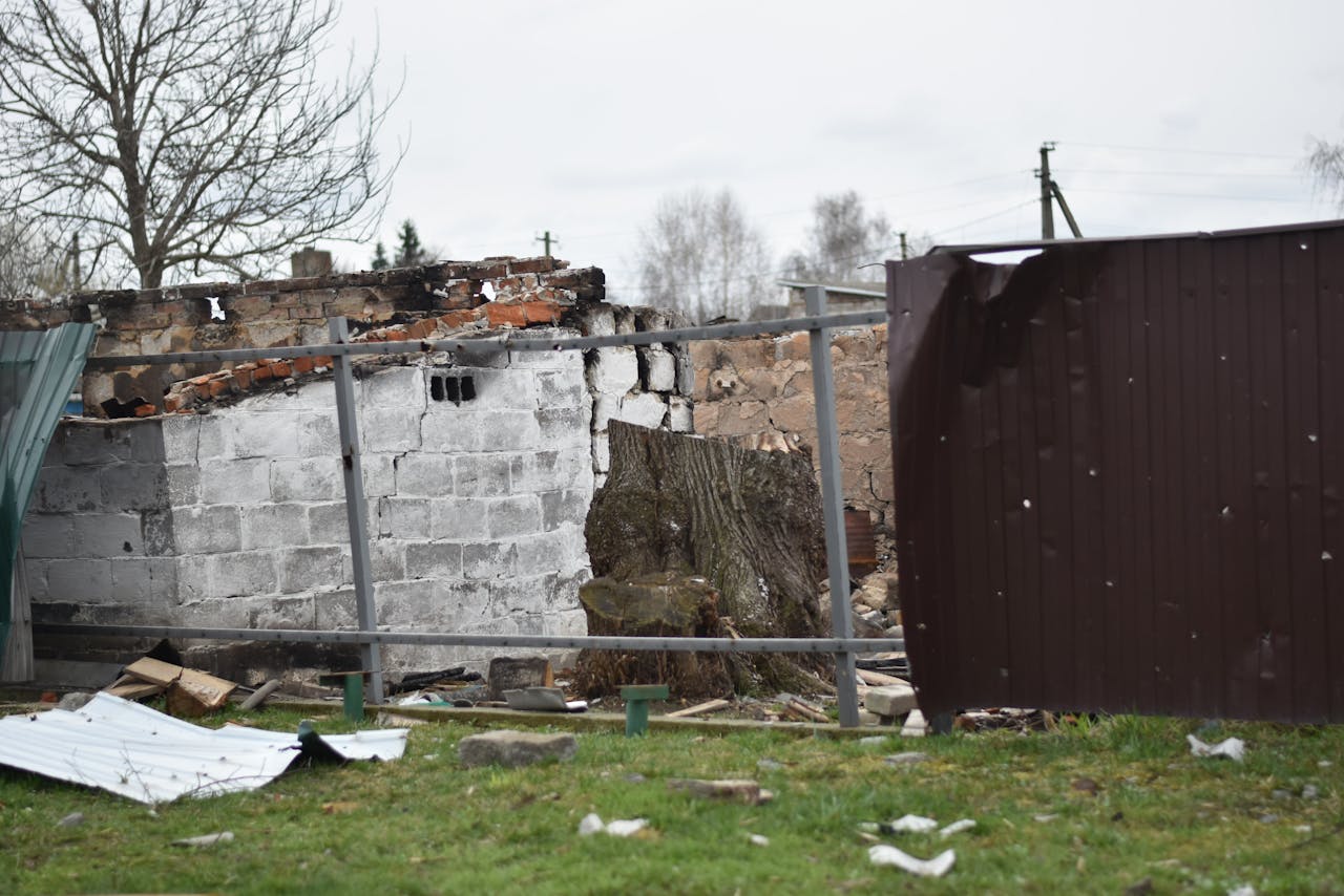 Verwaarloosd bouwterrein