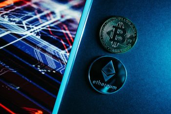 Bitcoin en Ethereum logo