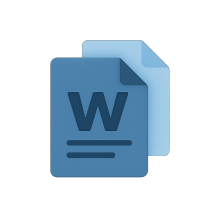 Export naar Word icoon