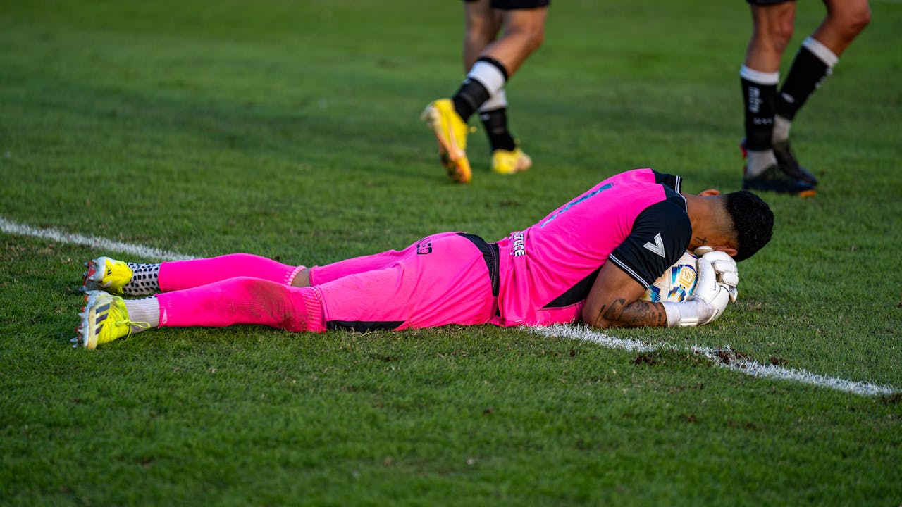Goalkeeper has the ball
