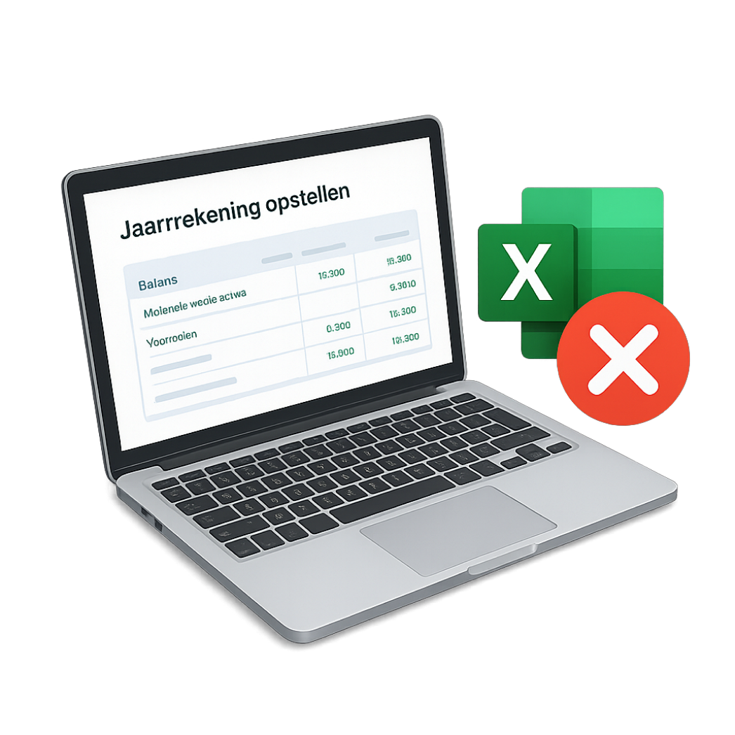 Voorbeeldscherm op laptop